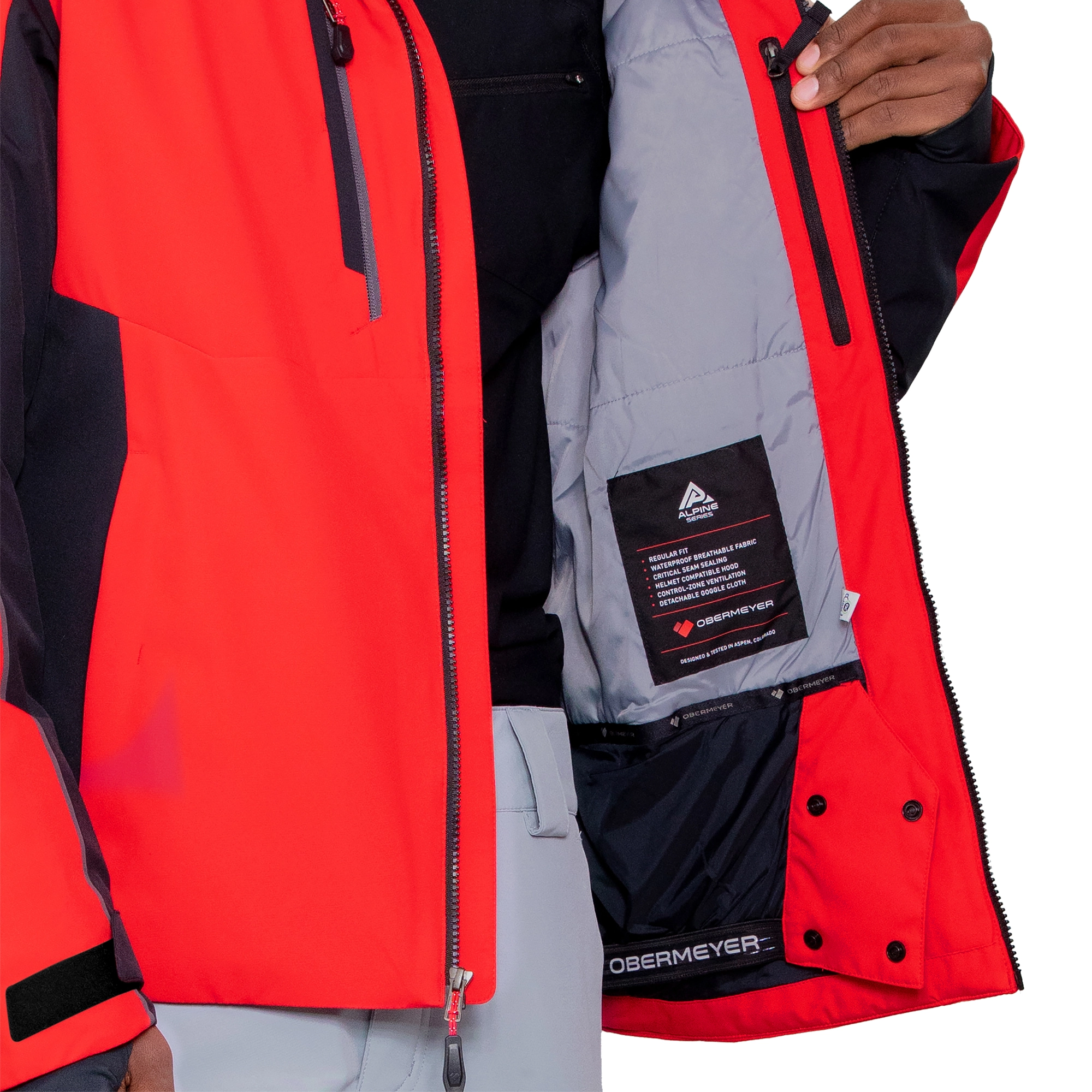 Obermeyer Mens Foundation Tall Jacket 11 Obermeyer Mens Foundation Tall Jacket - Image 11