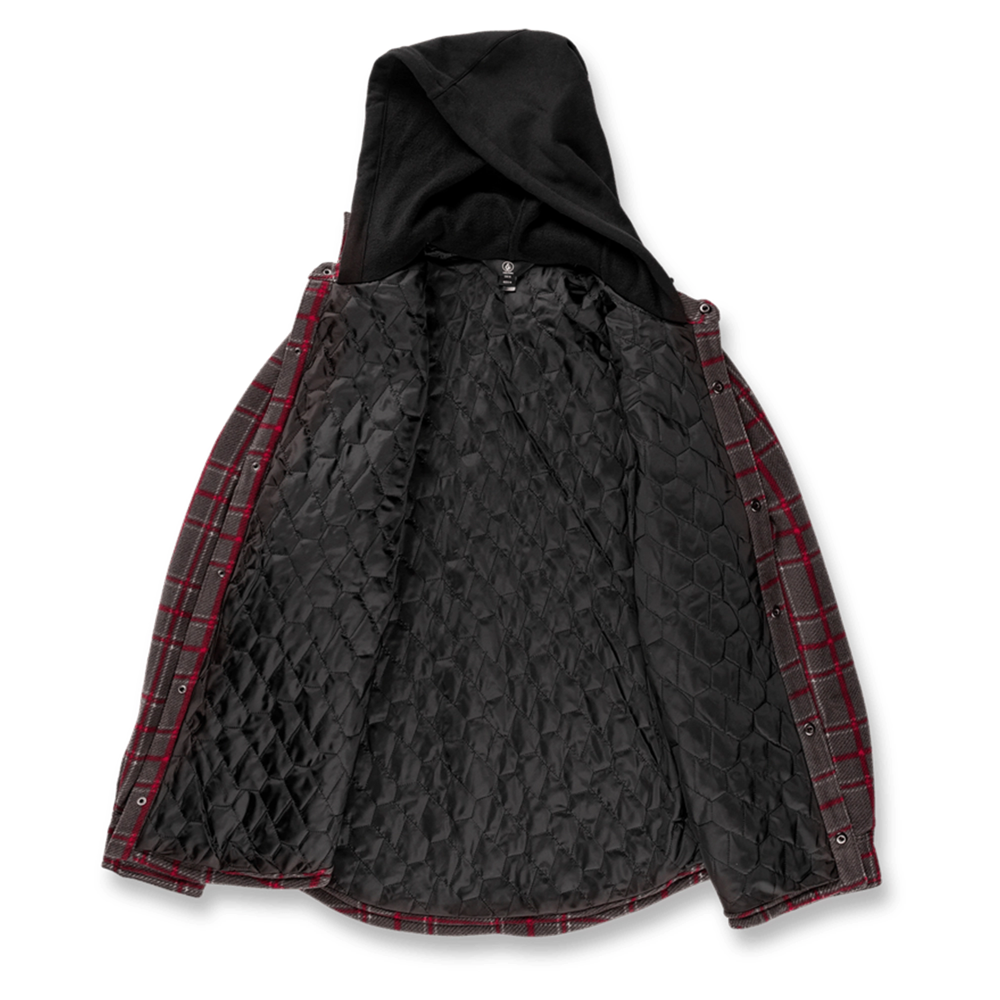 Volcom Mens Field Insulated Flannel Jacket 2 Volcom Mens Field Insulated Flannel Jacket - Image 2