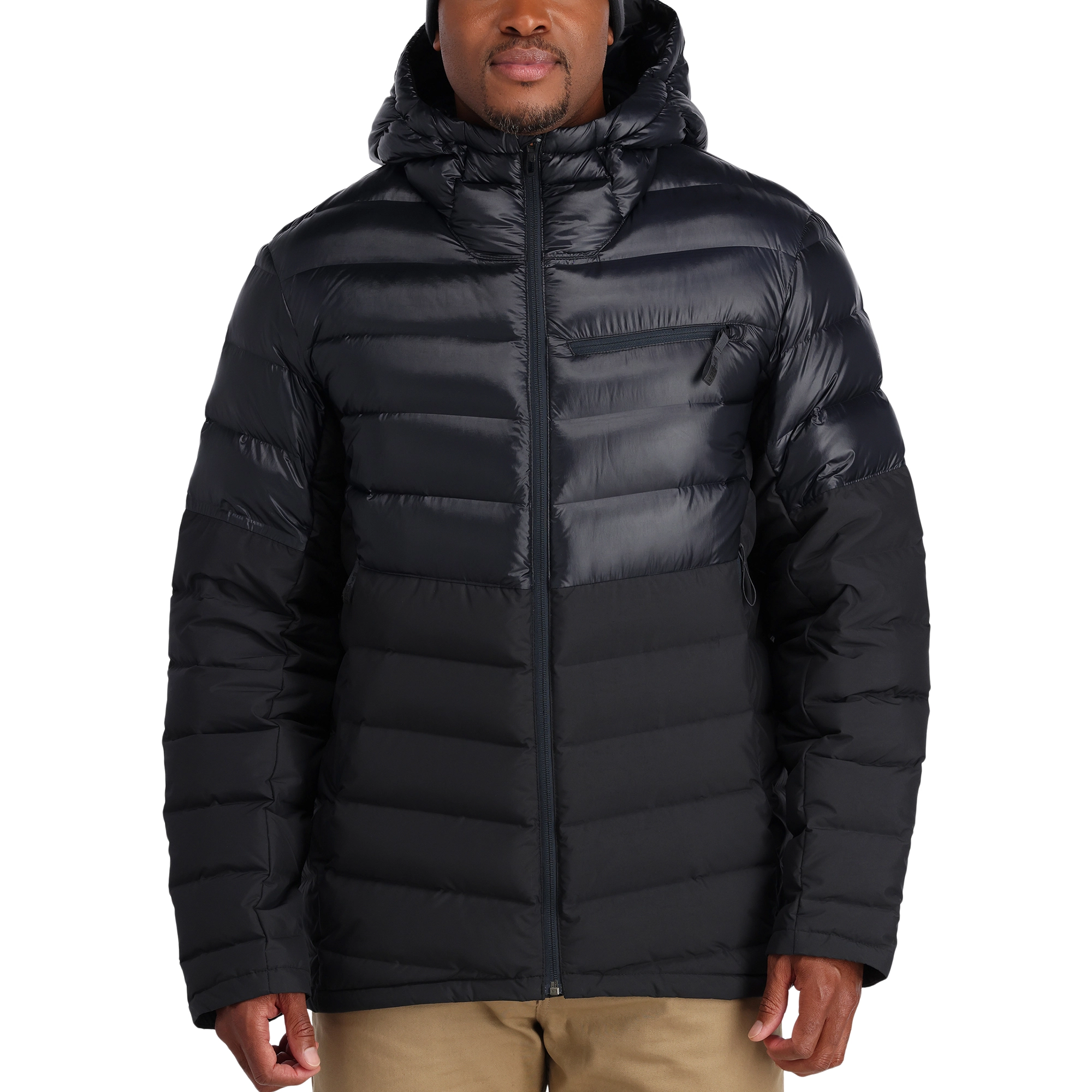 Spyder Mens Timeless Hooded Jacket 1 Spyder Mens Timeless Hooded Jacket