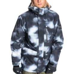 Quiksilver Men's Mission Printed Snow Jacket