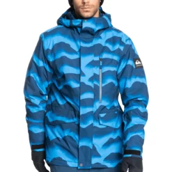Quiksilver Men's Mission Printed Snow Jacket -686 shop unnamed file 4090