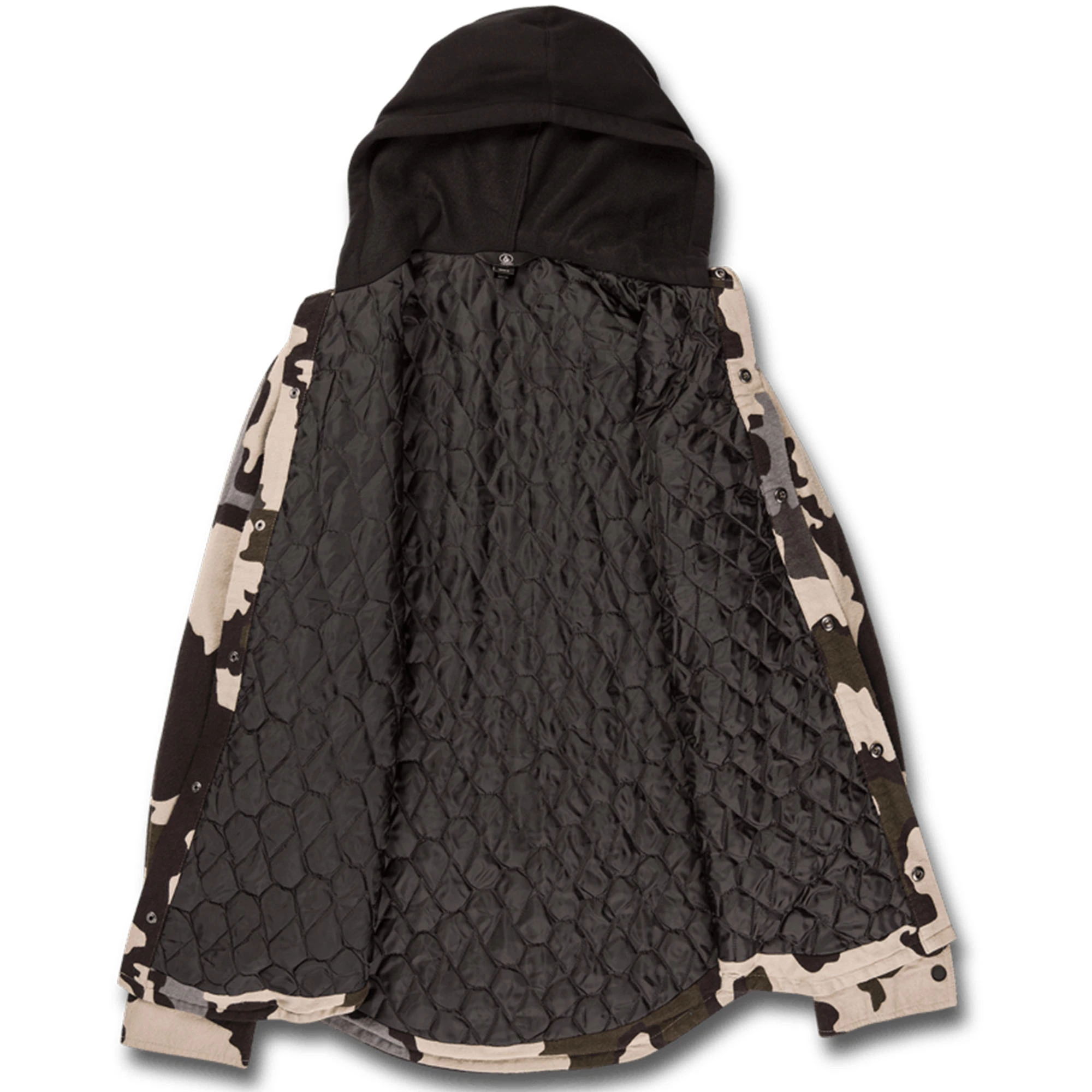 Volcom Men's Field Flannel Insulated Jacket 3 Volcom Men's Field Flannel Insulated Jacket - Image 3