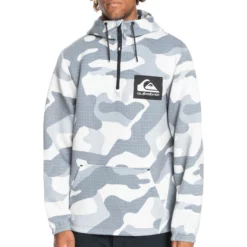 Quiksilver Men's Shredder Water Repellent Camo Hoodie