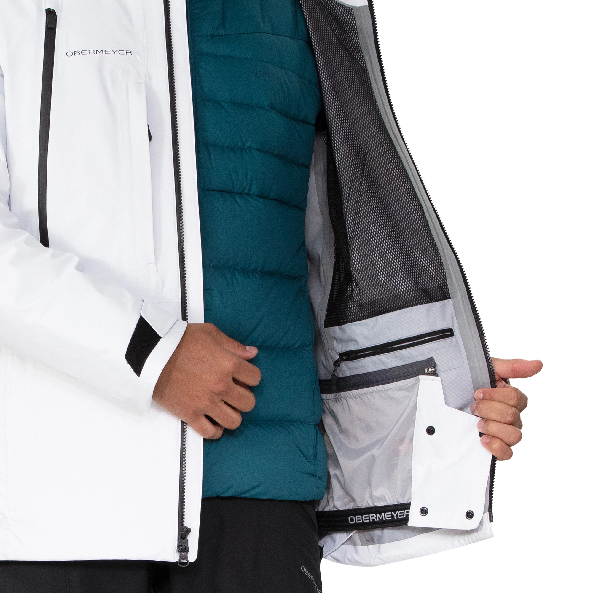 Obermeyer Mens Highlands Shell Jacket 5 Obermeyer Mens Highlands Shell Jacket - Image 5