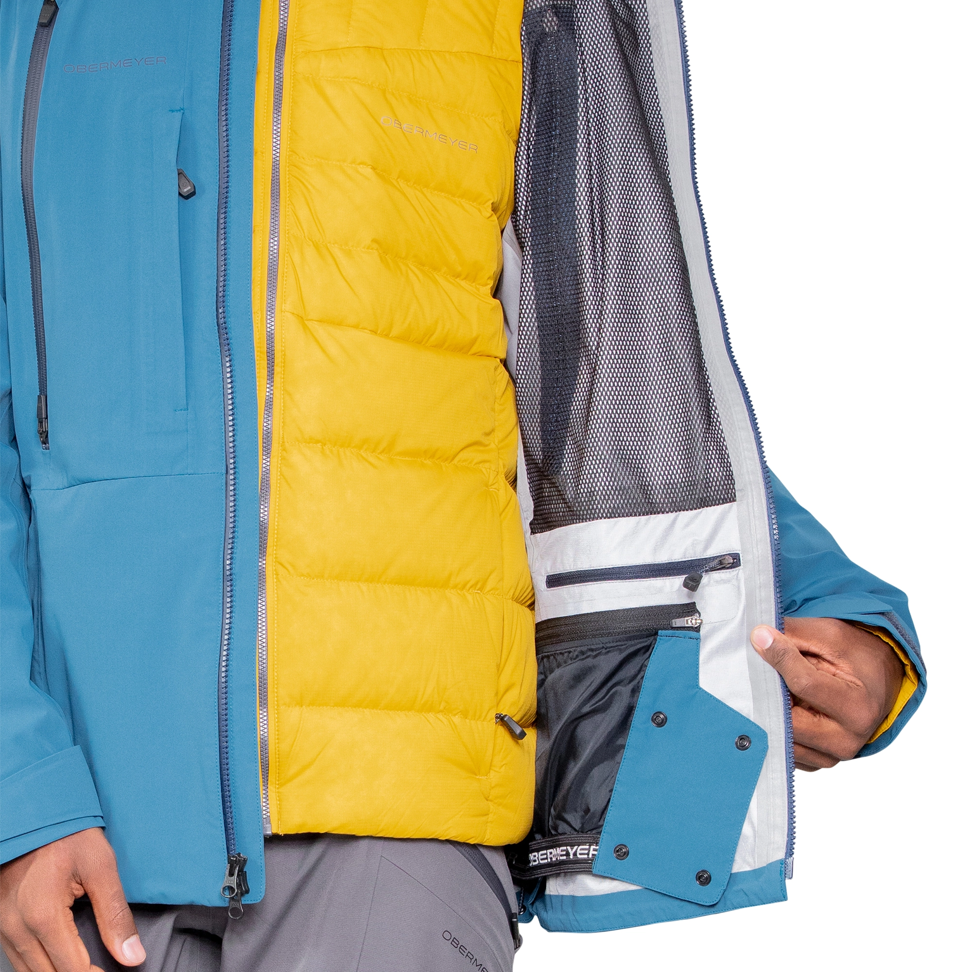 Obermeyer Mens Highlands Shell Jacket 12 Obermeyer Mens Highlands Shell Jacket - Image 12