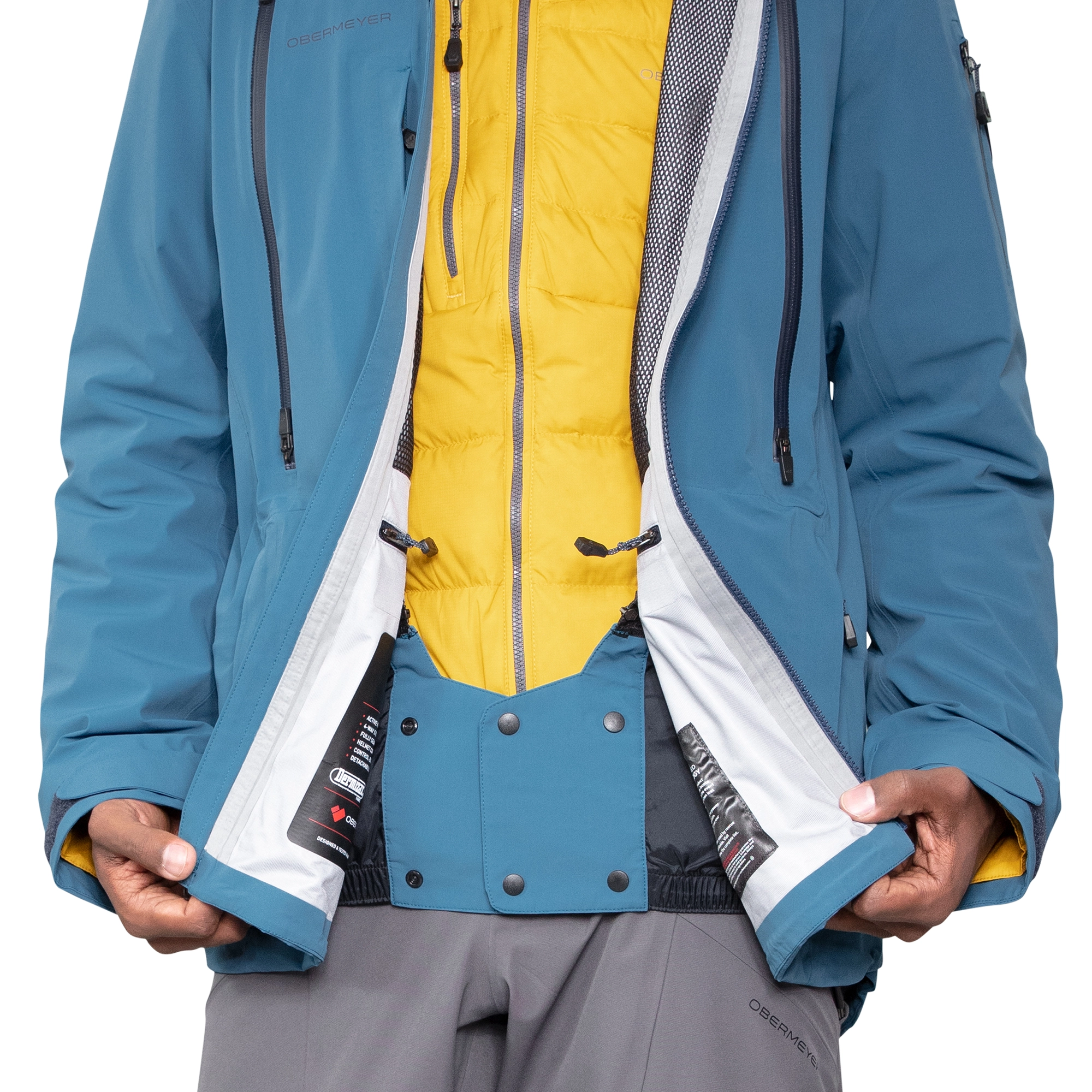 Obermeyer Mens Highlands Shell Jacket 14 Obermeyer Mens Highlands Shell Jacket - Image 14