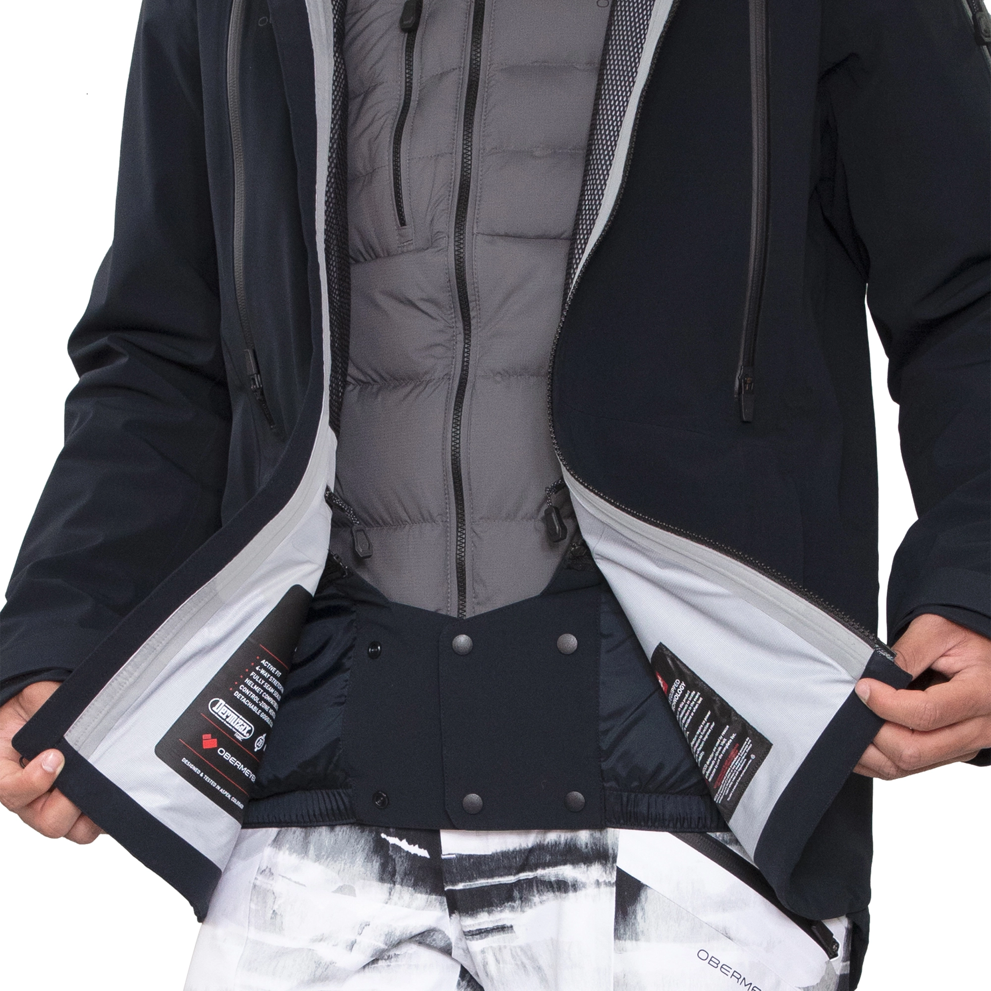 Obermeyer Mens Highlands Shell Jacket 17 Obermeyer Mens Highlands Shell Jacket - Image 17