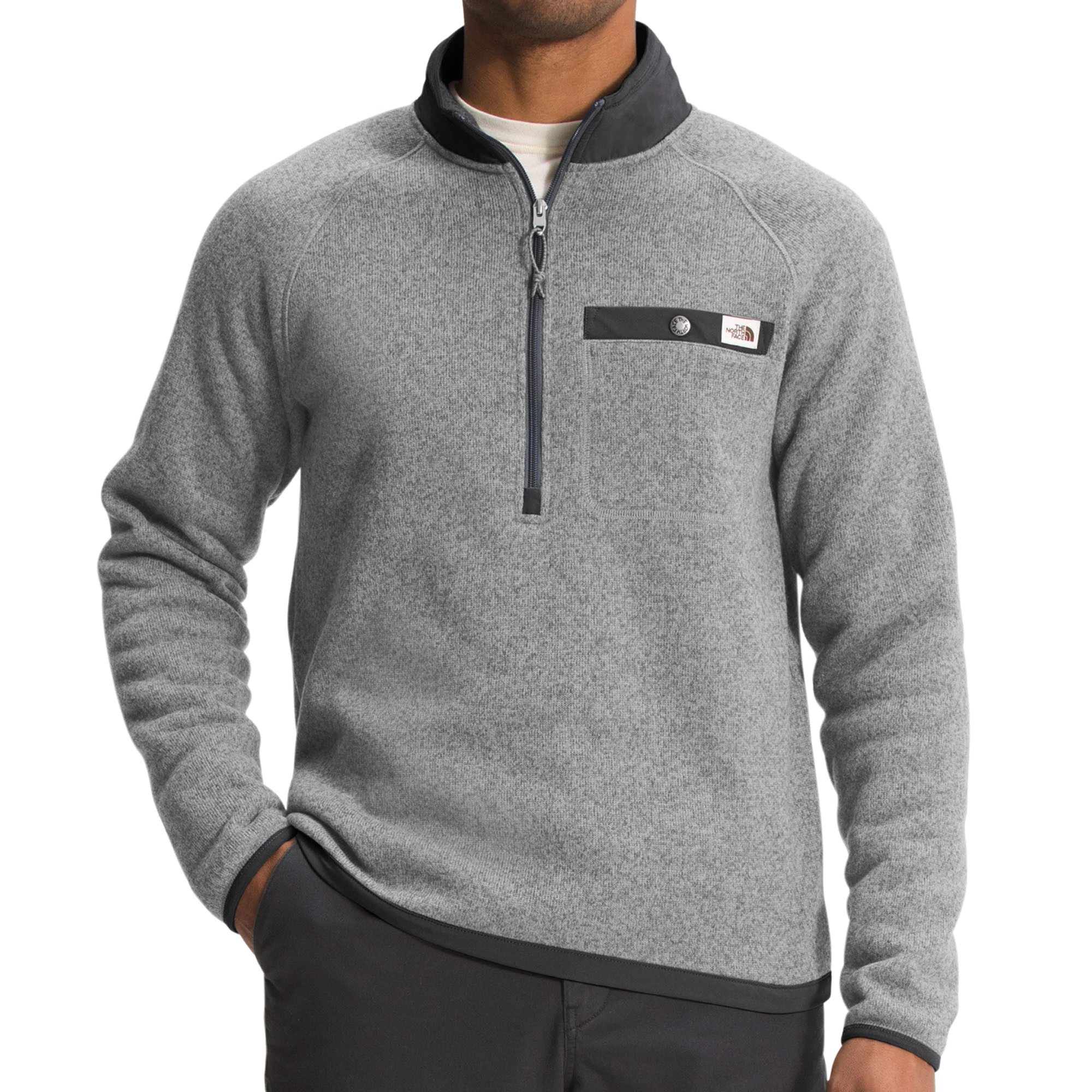 The North Face Mens Gordon Lyons 1/4 Zip Fleece Sweater 4 The North Face Mens Gordon Lyons 1/4 Zip Fleece Sweater - Image 4