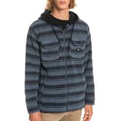 Quiksilver Mens Super Swell Zip-Up Hoodie