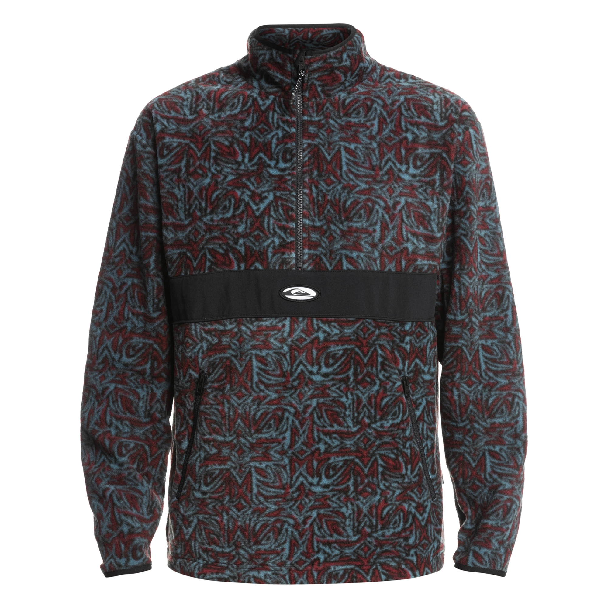 Quiksilver Mens Saturn Polar Half Zip Pullover 1 Quiksilver Mens Saturn Polar Half Zip Pullover