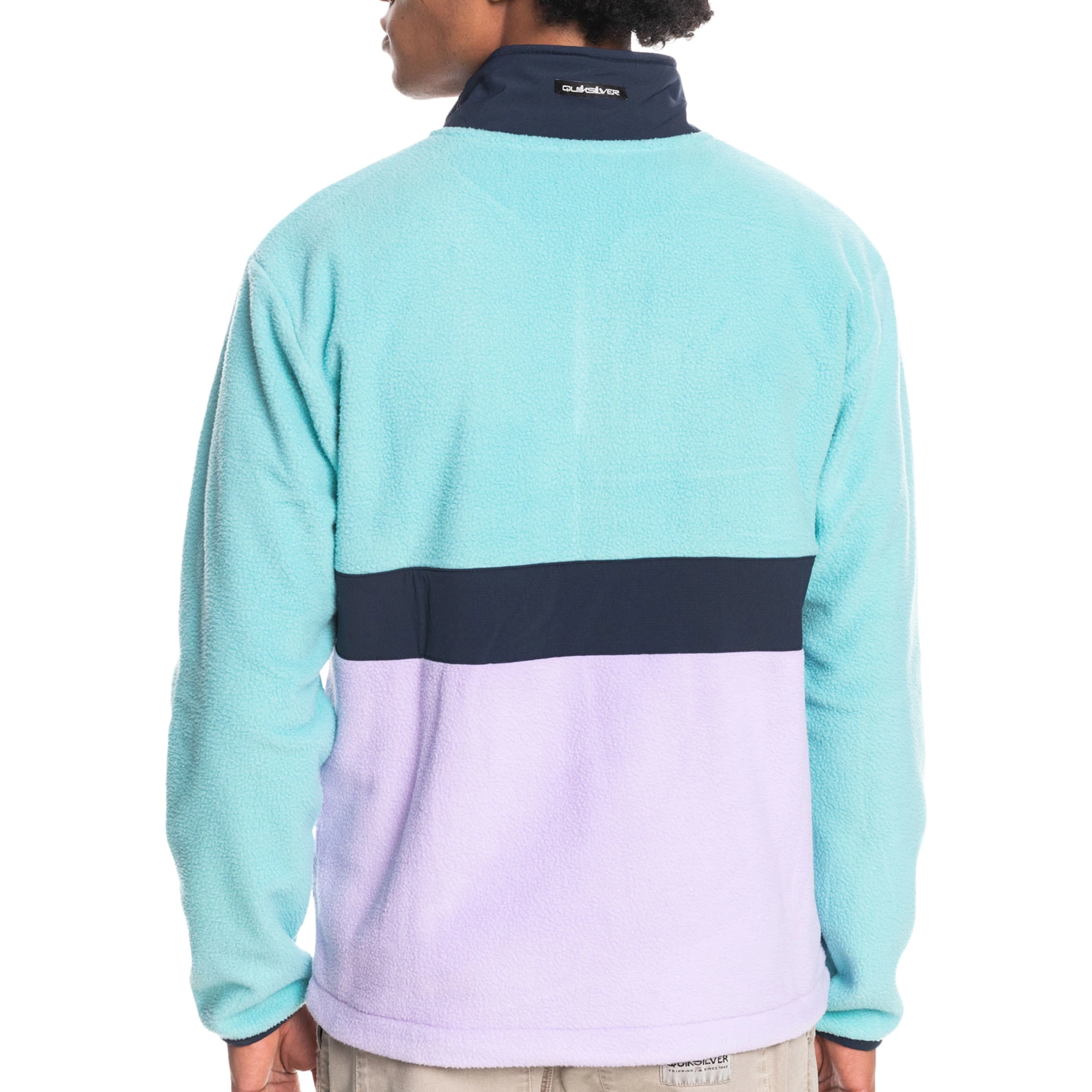 Quiksilver Men's Clean Coasts Half-Zip Fleece Pullover 4 Quiksilver Men's Clean Coasts Half-Zip Fleece Pullover - Image 4