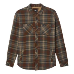 O'Neill ONeill Mens Redmond Sherpa Flannel Shirt