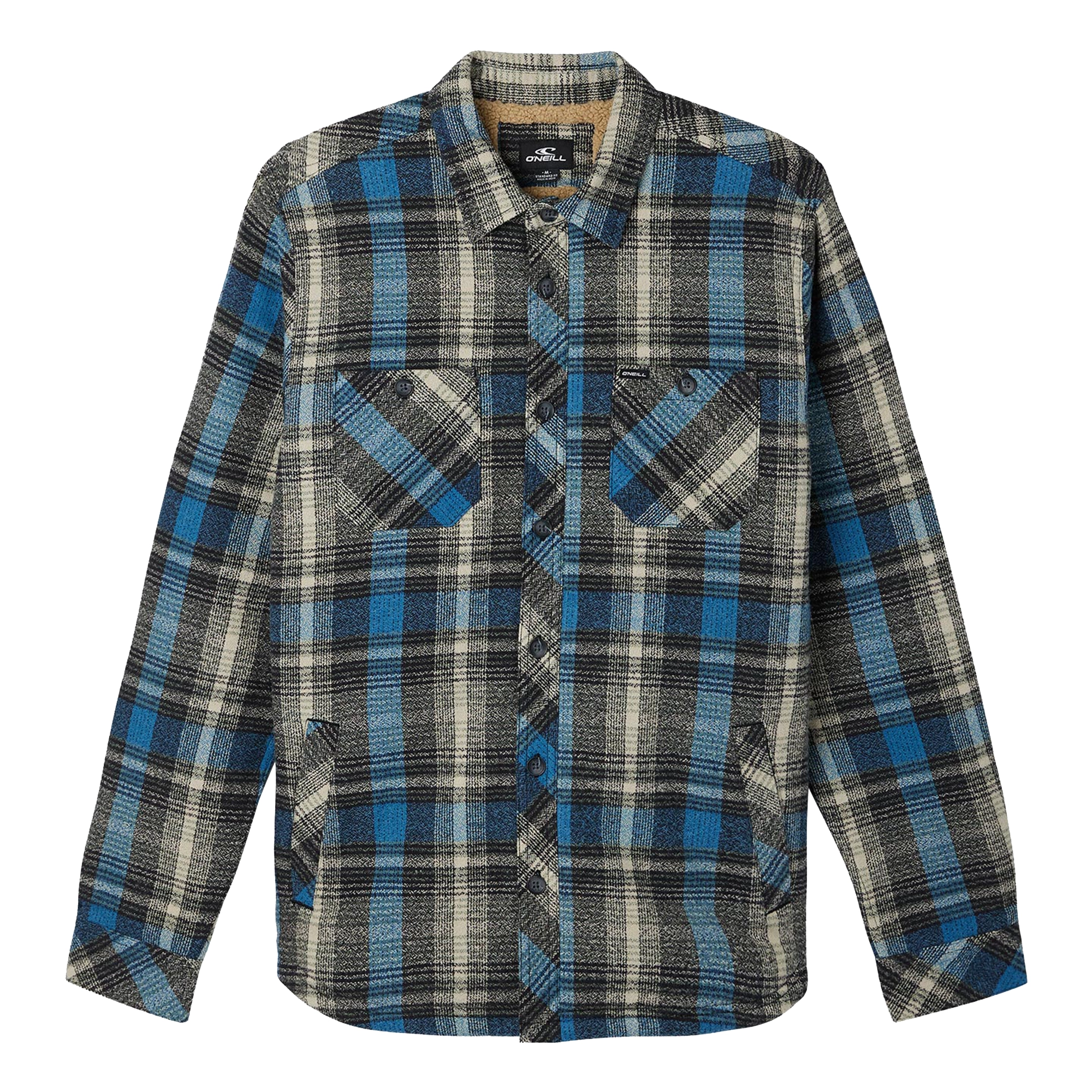 O'Neill ONeill Mens Redmond Sherpa Flannel Shirt 3 O'Neill ONeill Mens Redmond Sherpa Flannel Shirt - Image 3
