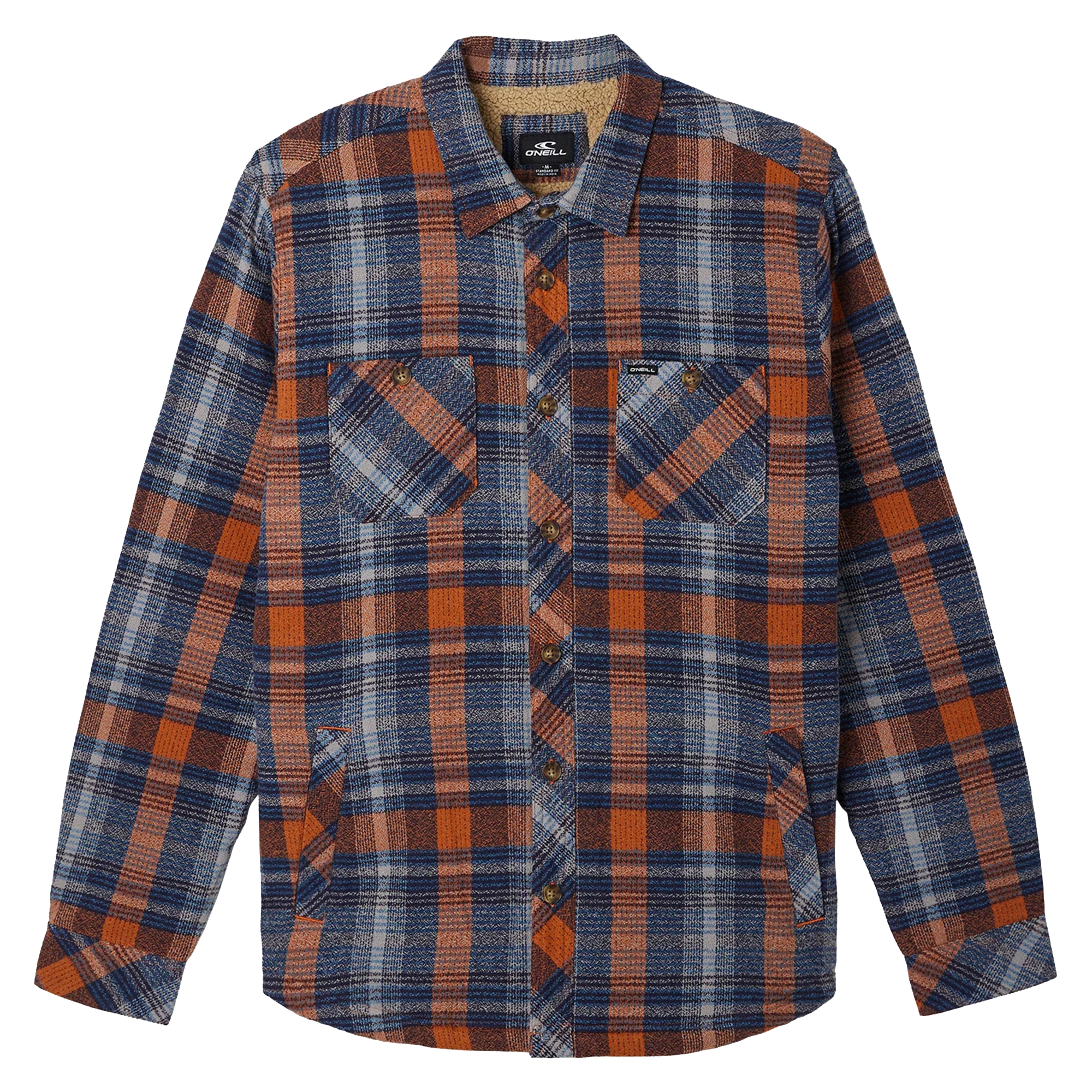 O'Neill ONeill Mens Redmond Sherpa Flannel Shirt 5 O'Neill ONeill Mens Redmond Sherpa Flannel Shirt - Image 5
